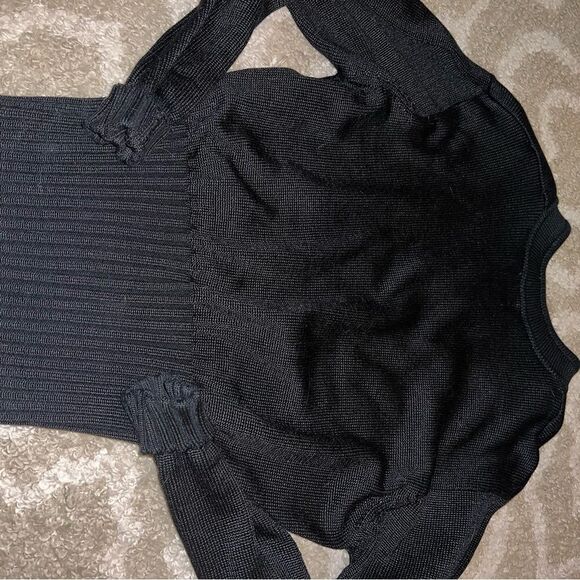 Fia Italia size L Vintage Black Knit Sweater - Picture 5 of 5